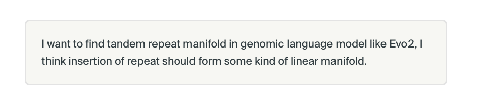 Lab: the researcher states the goal in plain language